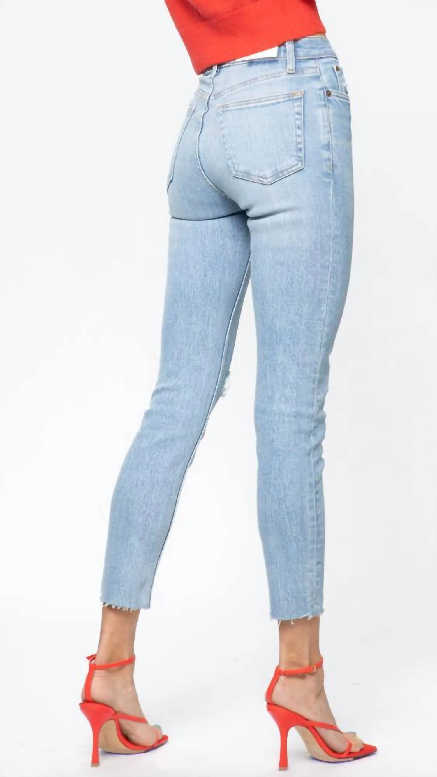 90's High Rise Crop