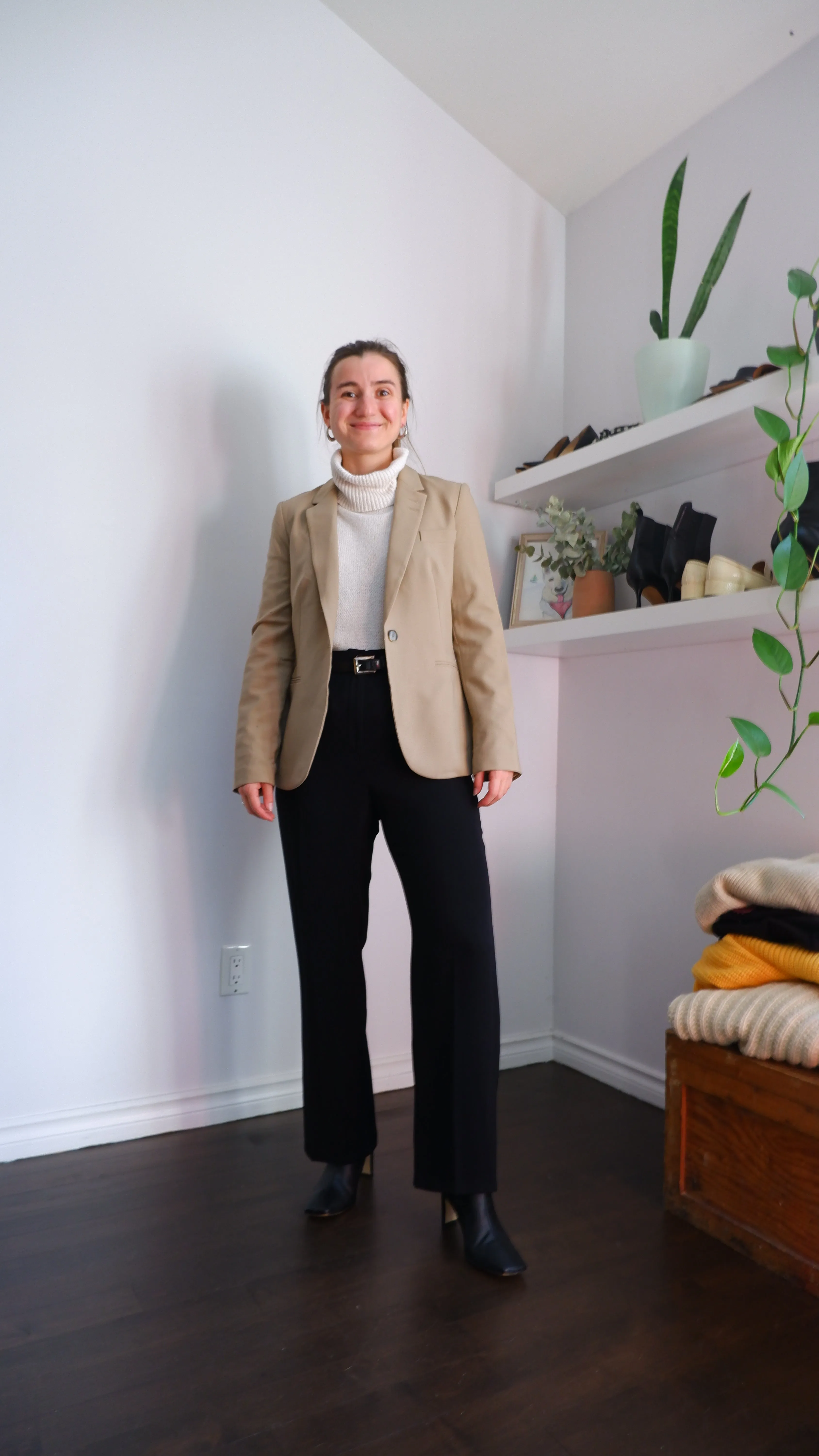 90s Ralph Lauren Black Relaxed Trousers - 8/10