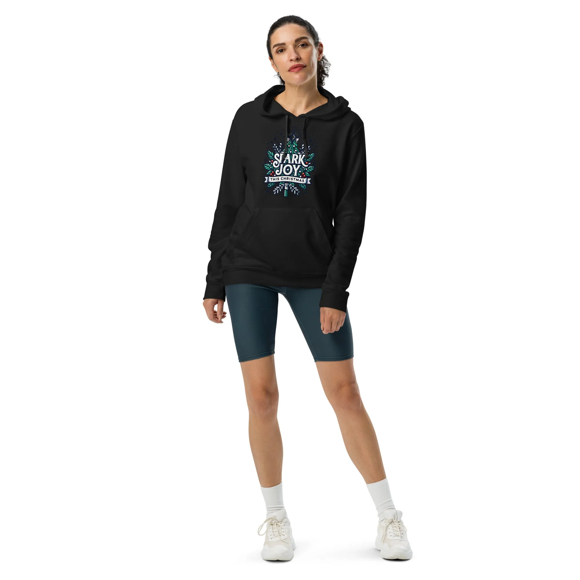 Adidas Fleece Unisex Hoodie Spark Joy This Christmas