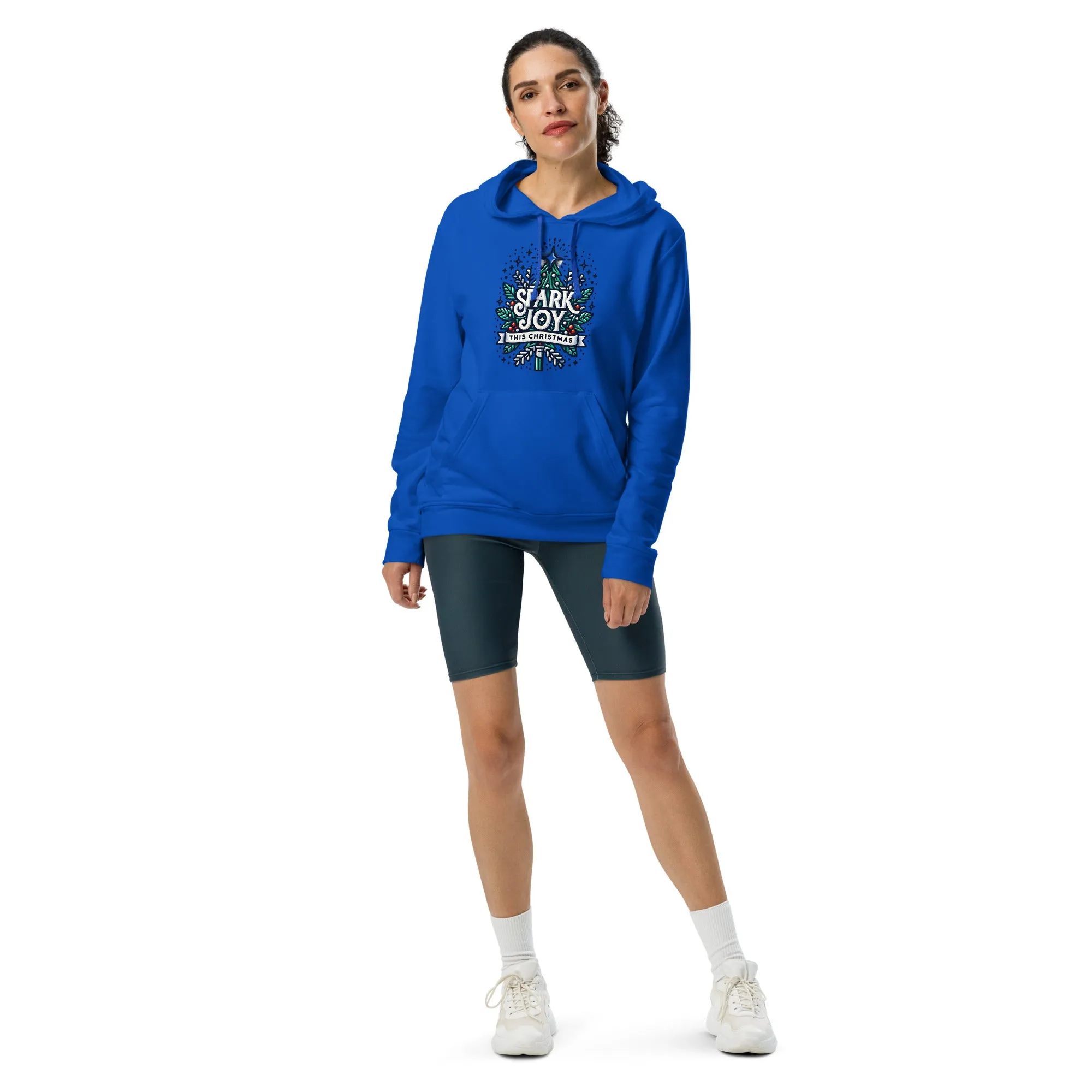 Adidas Fleece Unisex Hoodie Spark Joy This Christmas