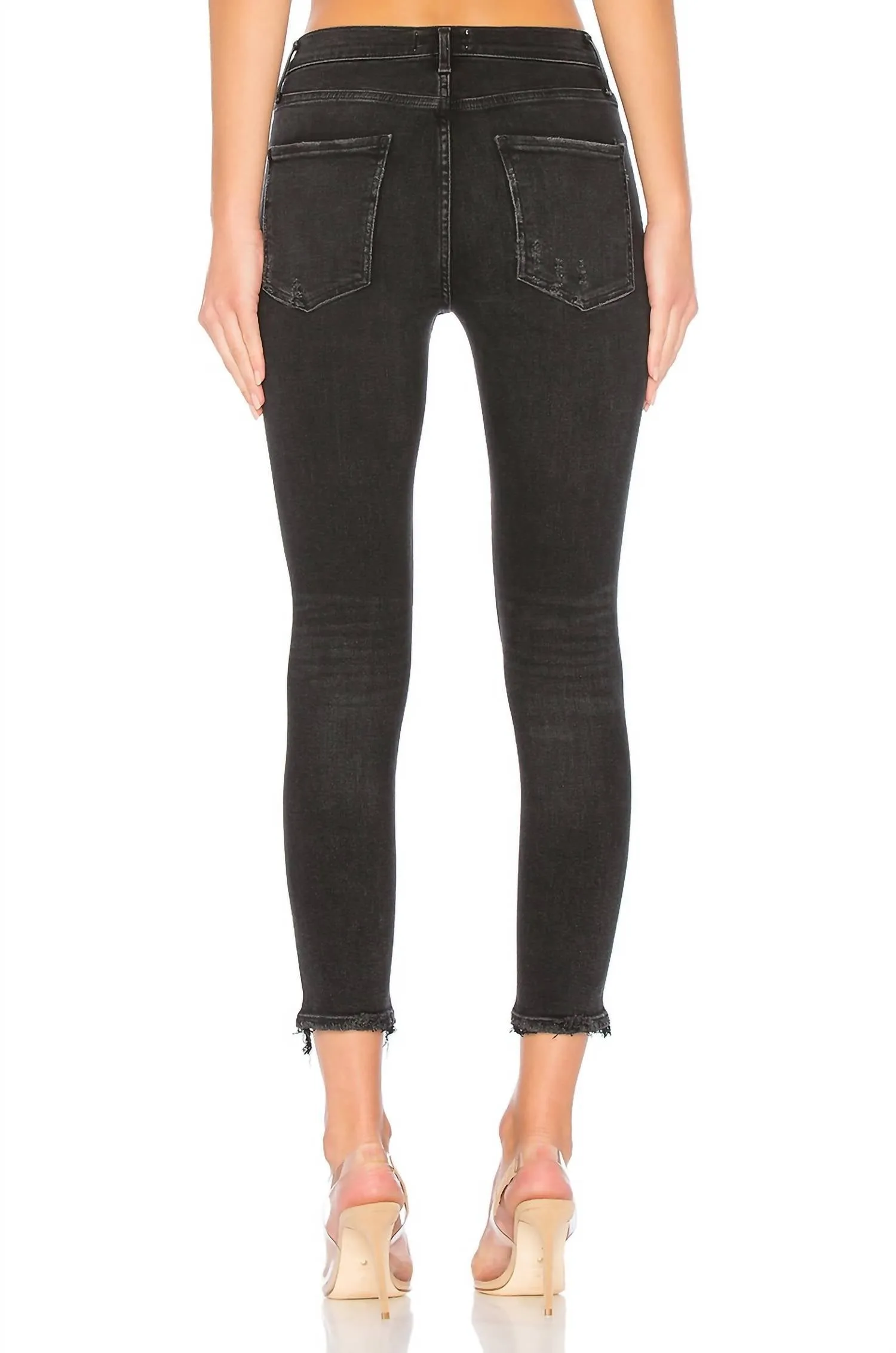 Agolde - Sophie High Rise Skinny Crop Jeans
