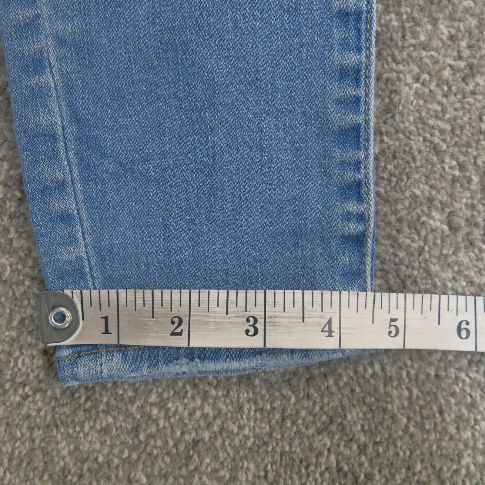 American Eagle Womens Jeans Skinny Leg Distressed Stretch Blue Size Size W27