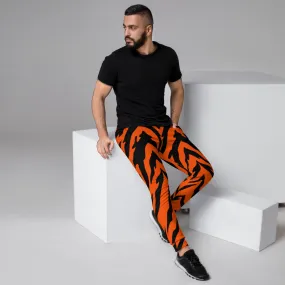 Bengal Tiger Stripe Men's Slim Fit Joggers