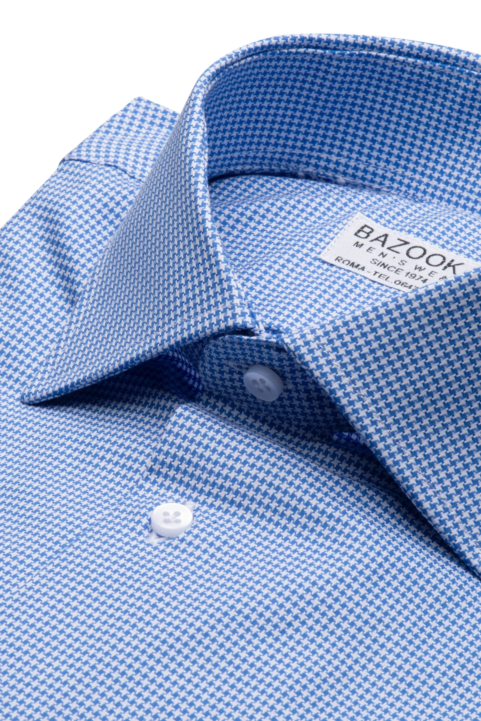 Blue Pattern Fantasy Shirt by Bazooka