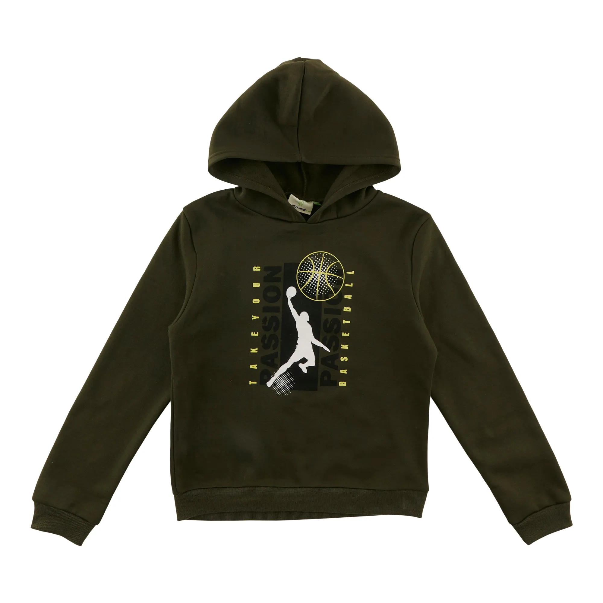 Boy's Printed Fleece Hoodie