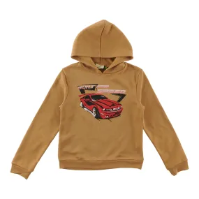 Boy's Printed Fleece Hoodie