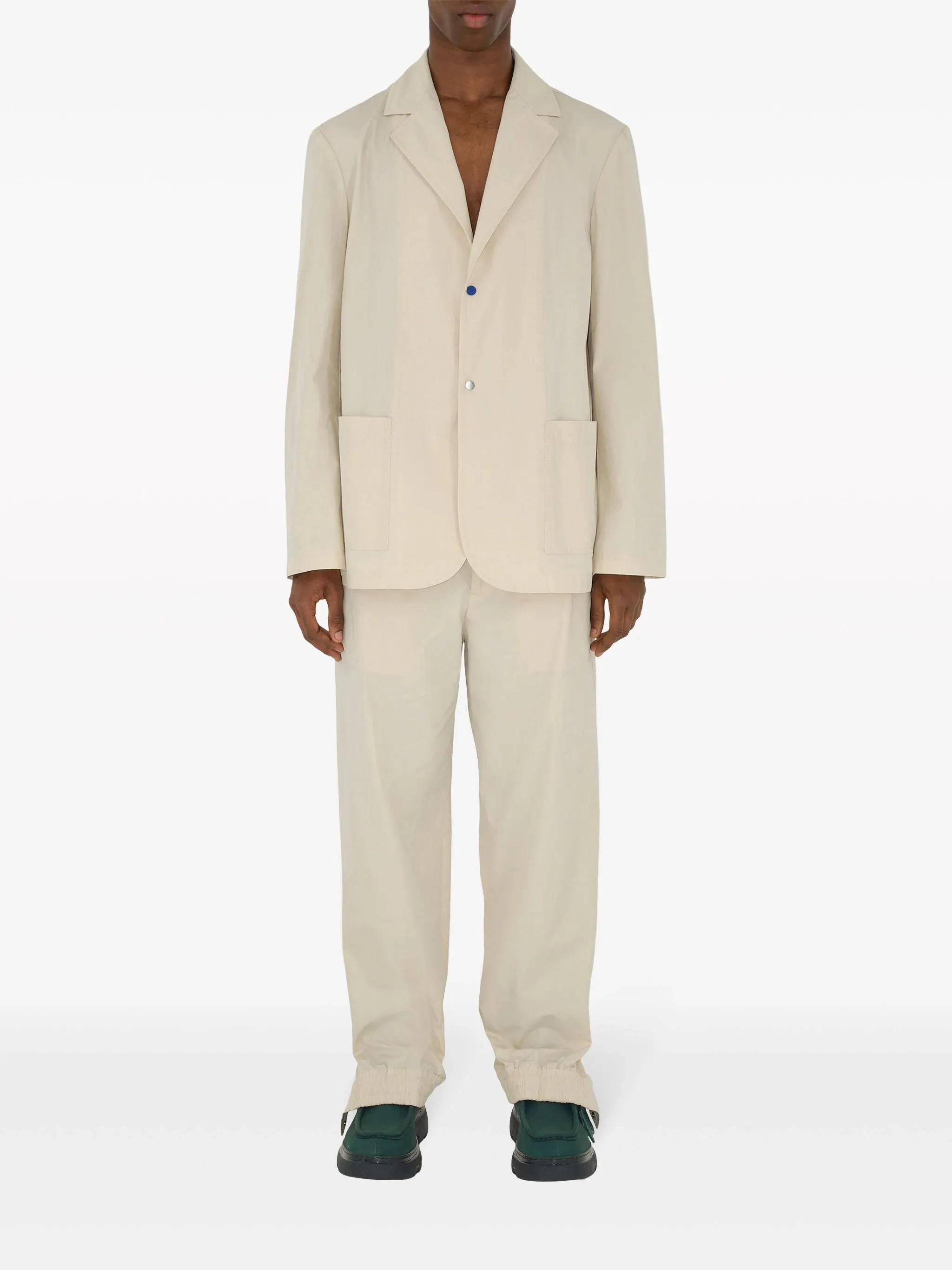 Burberry - Notched Lapel Single Breasted Blazer
