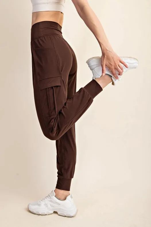 Butter Jogger with Side Pockets Espresso