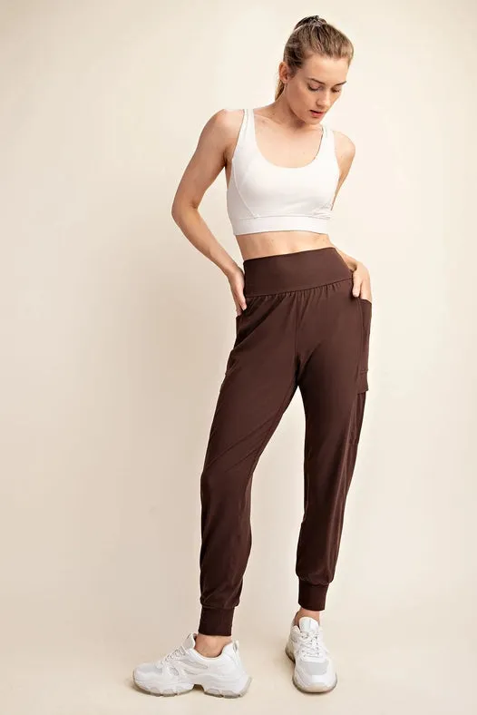 Butter Jogger with Side Pockets Espresso