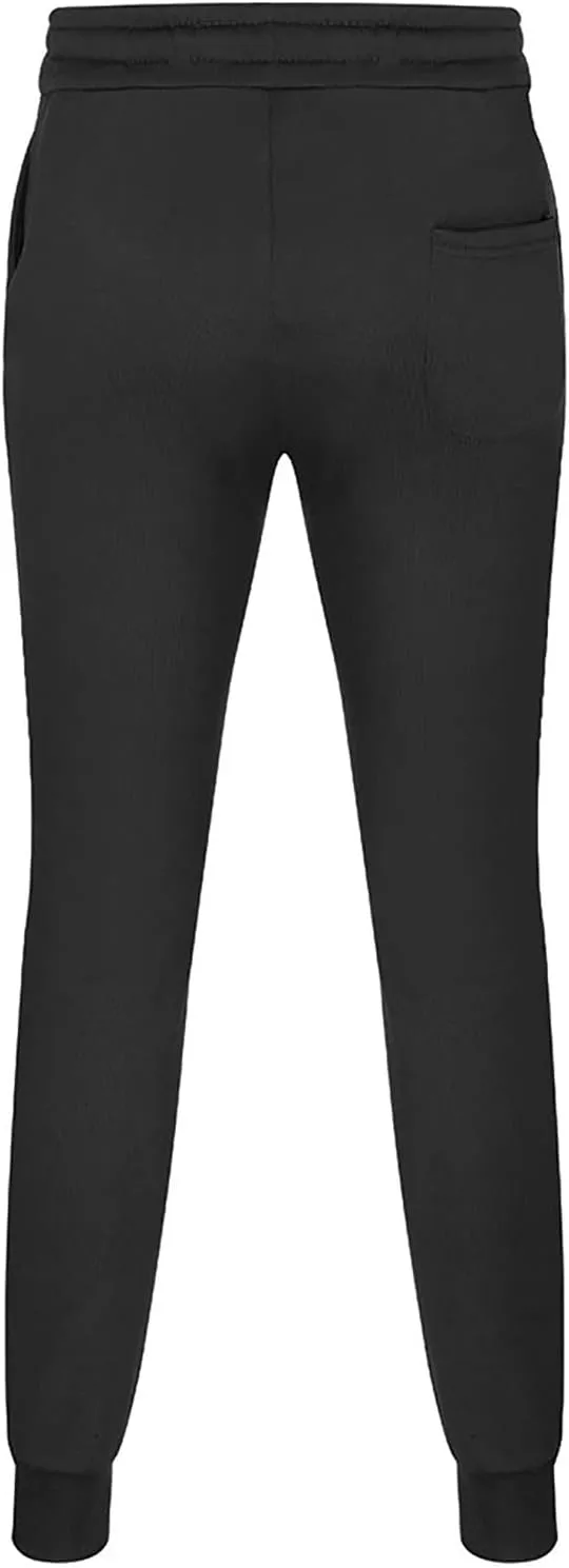 Cargo Pants for Men Big and Tall with Pockets Mens Cargo Sweatpants Heavyweight Fleece Jogger Pants Drawstring Sports