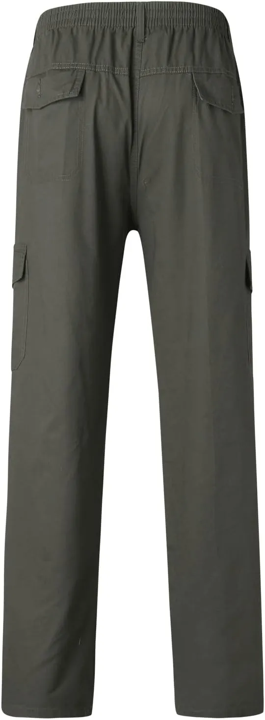 Cargo Sweatpants for Men Big and Tall Cargo Pants Cotton Sweatpants Fashion Joggers Sports Long Pants Trousers Men's