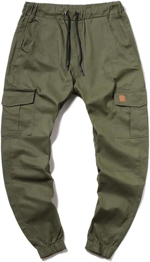 Cargo Trousers for Men Men Joggers Pants Loose Fit Men's Classic-Fit Expandable-Waist Flat-Front Pant Golf Joggers