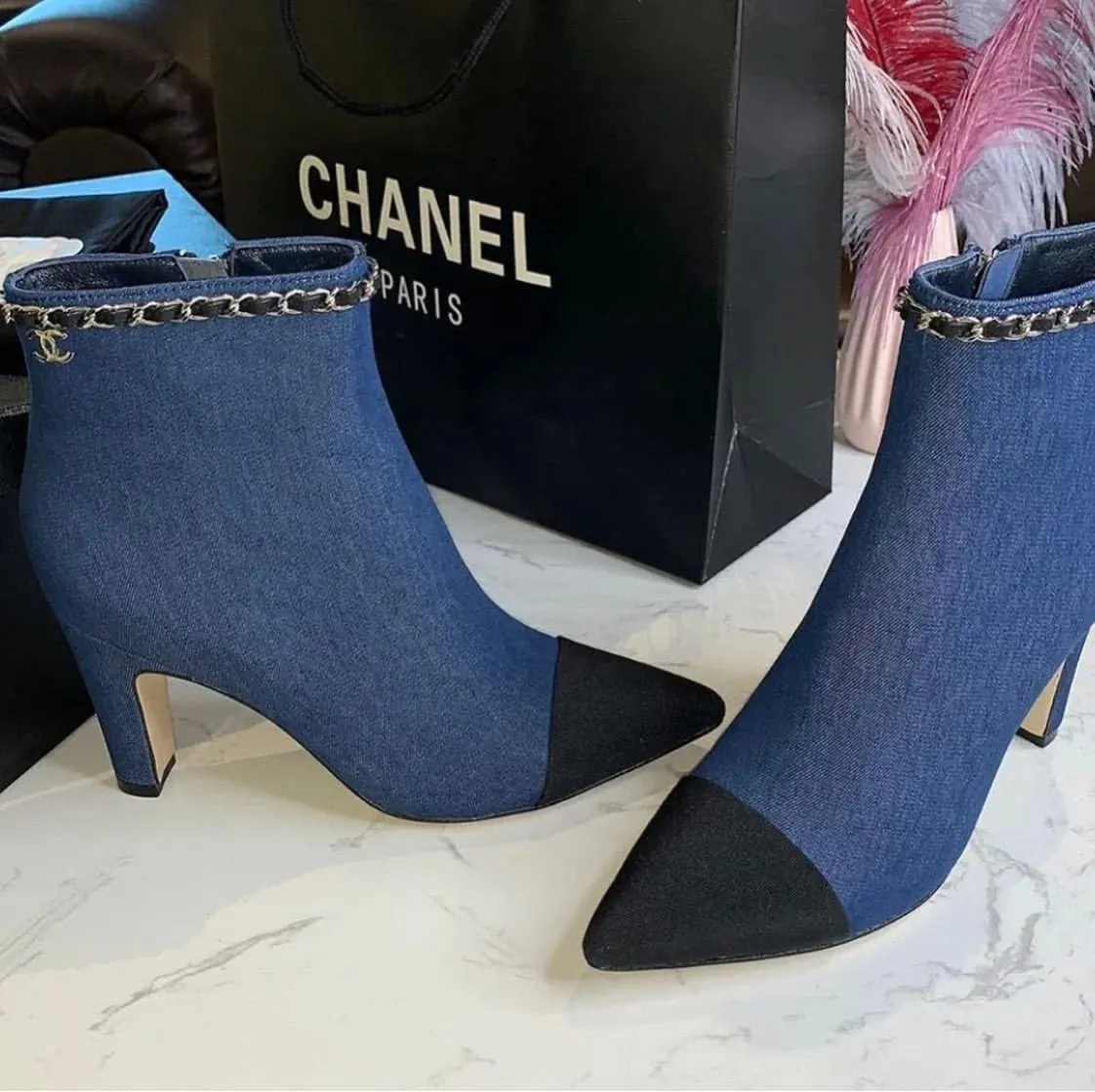 Chanel Heels Boot