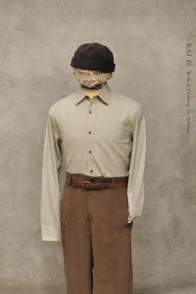 Delancey Shirt - Organic Cotton Oxford - Seasalt - M, L, XL
