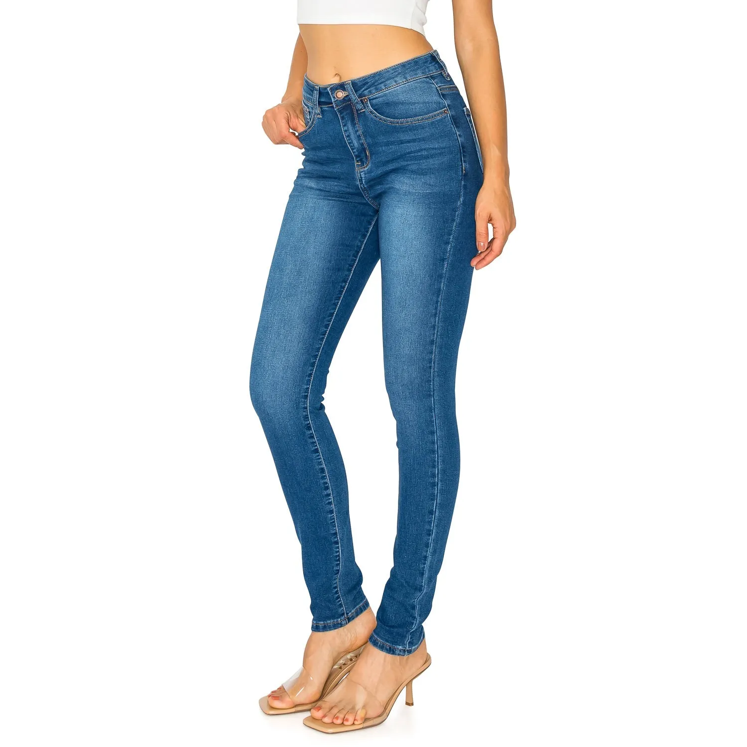 Denim Daydream Hermosa High-Rise Skinny Jeans - Dark Wash