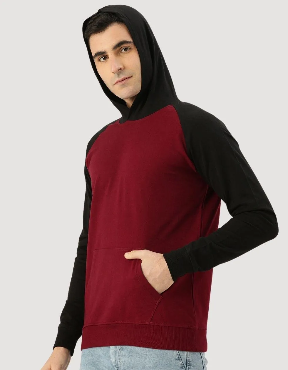 Everyday Maroon Vibes: Kangaroo Pocket Hoodie