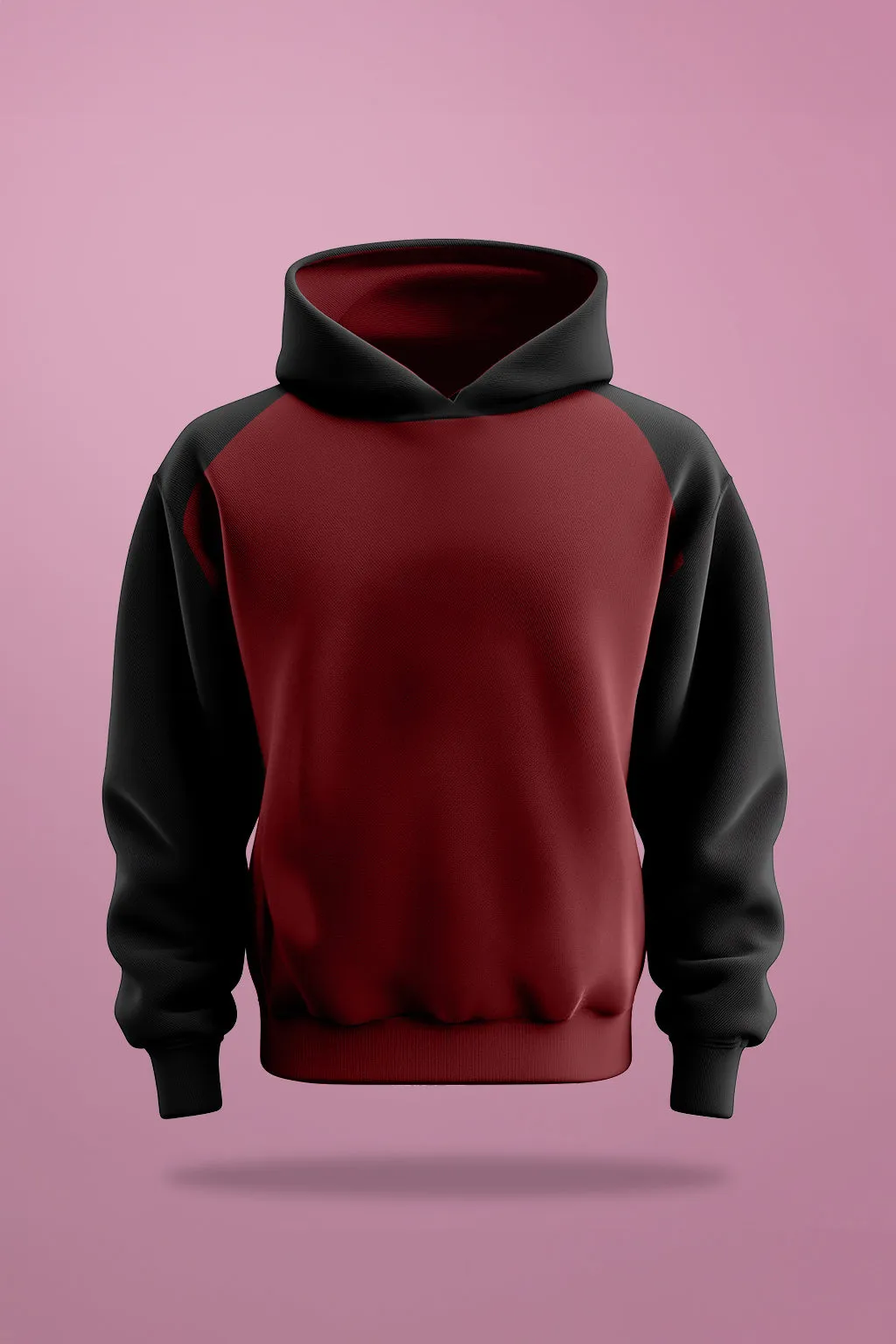 Everyday Maroon Vibes: Kangaroo Pocket Hoodie