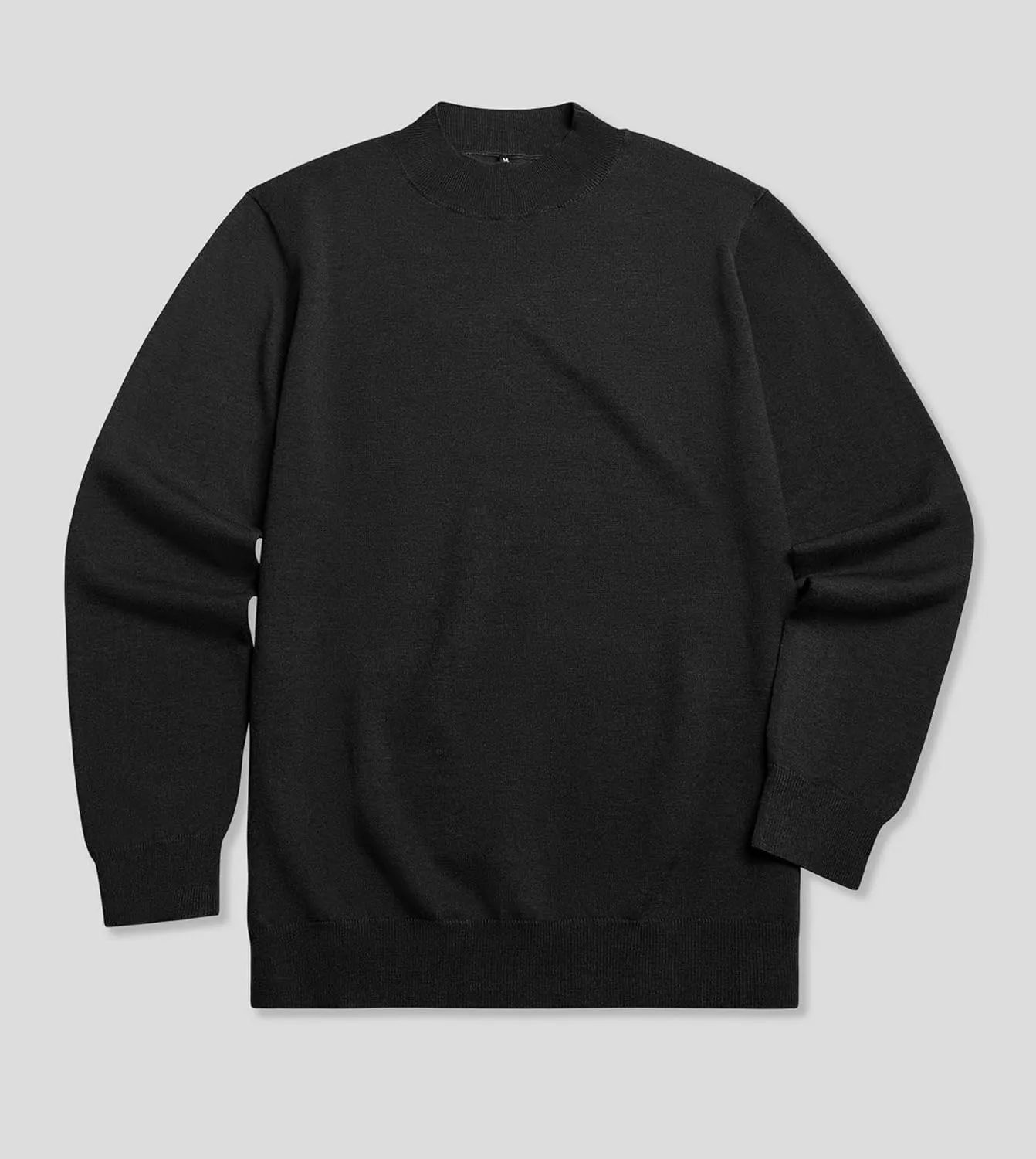 Fioboc Men's Crewneck Sweater Casual Pullover Sweater Slim Fit Lightweight Long Sleeve Knit Sweater S-4XL