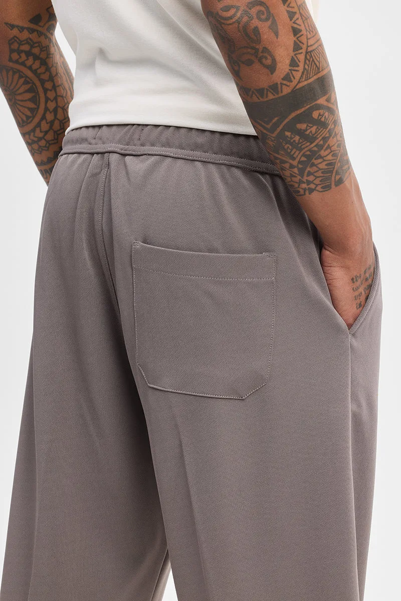 Grey Relaxed Fit Korean Trouser
