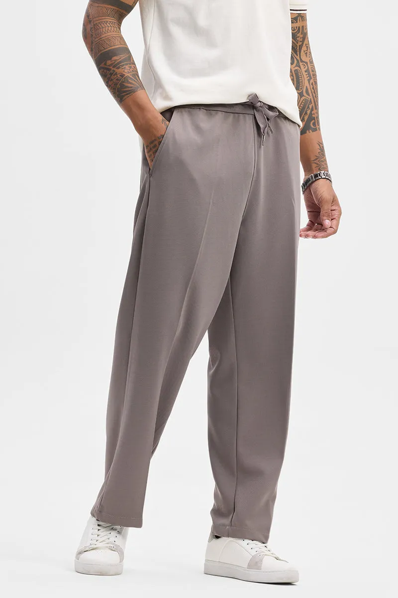 Grey Relaxed Fit Korean Trouser