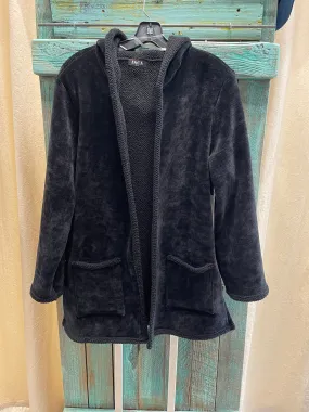 Hood Cord Top in Black by ISCA