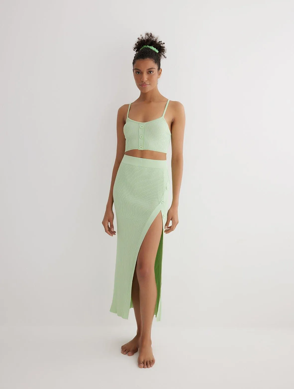 Jules Mint Green Skirt