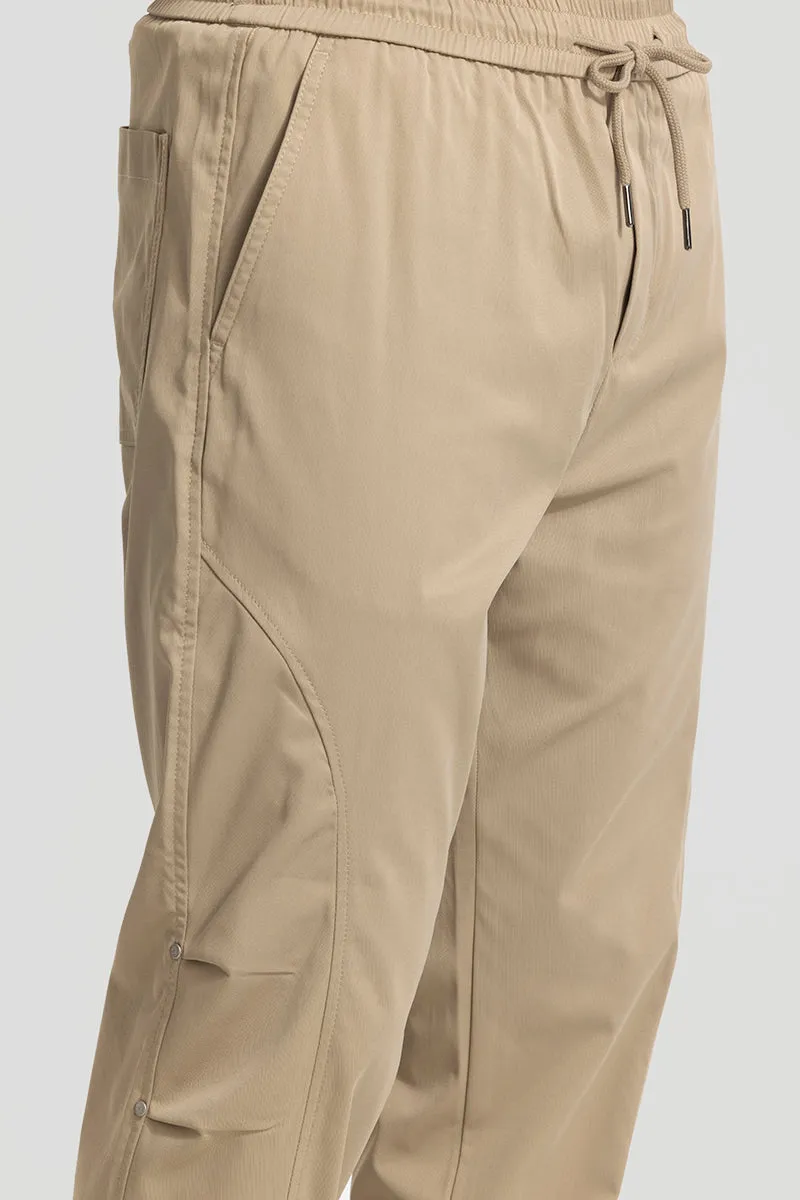 Khaki Relaxed Fit Jogger