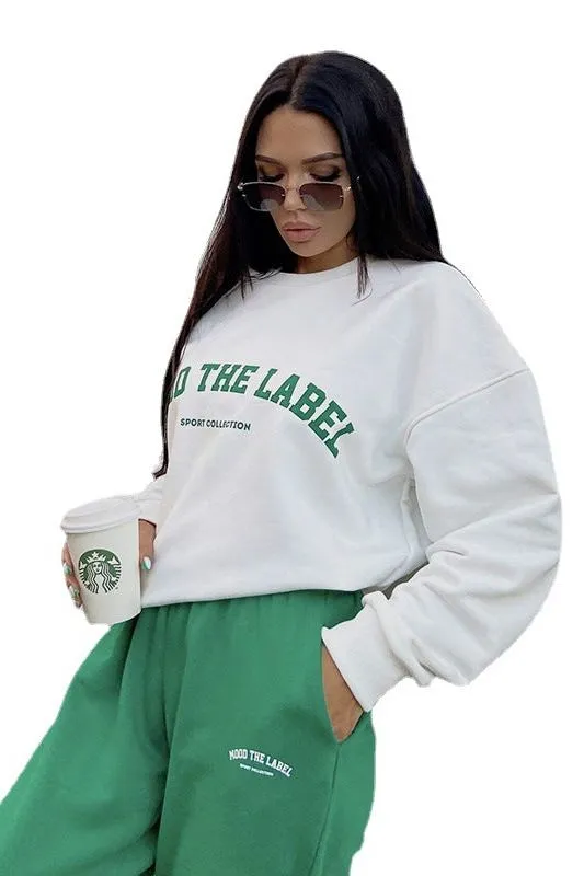 Loose printed Casual Hoodie