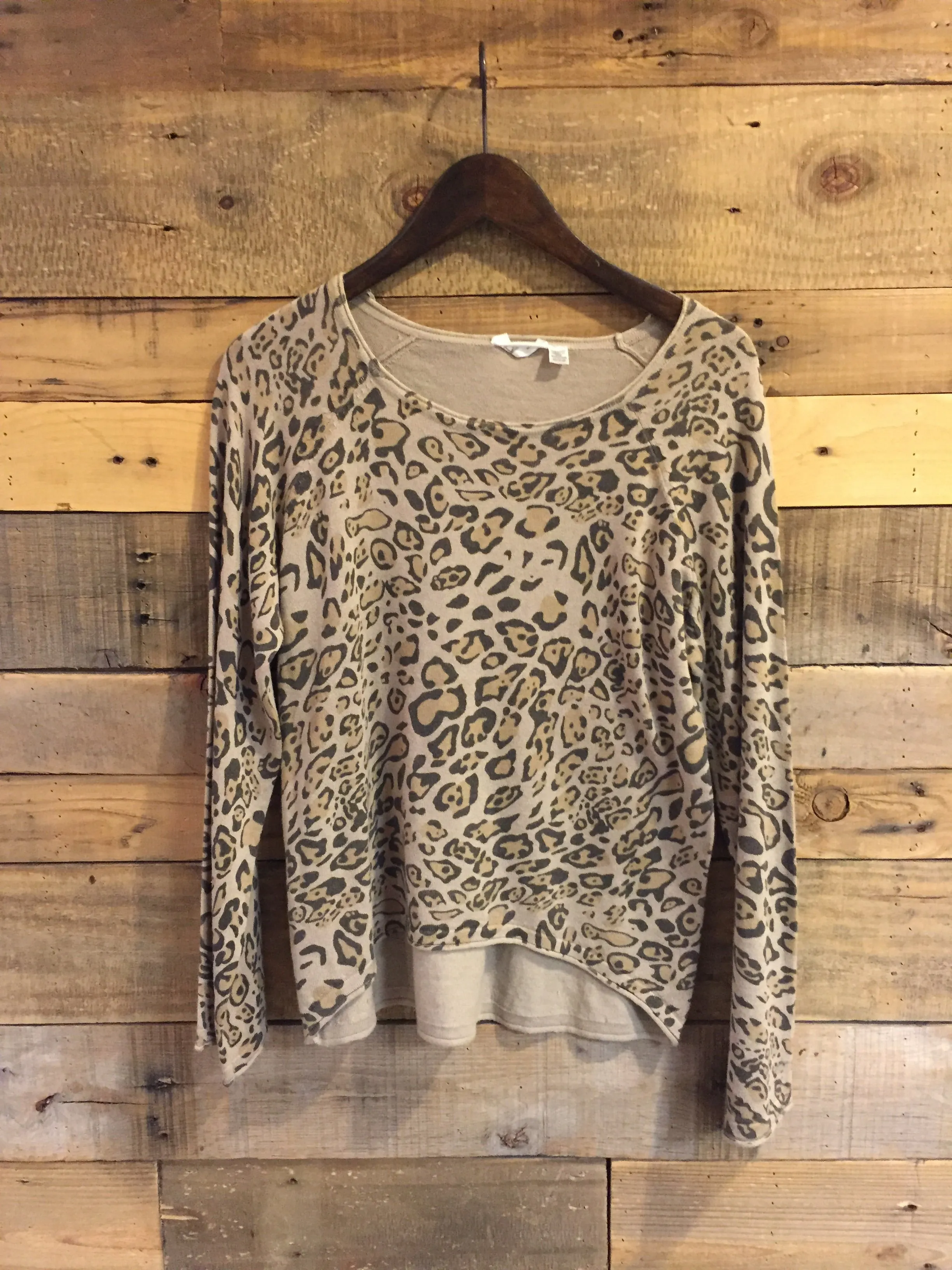 Madison Leopard Print Lightweight Sweater