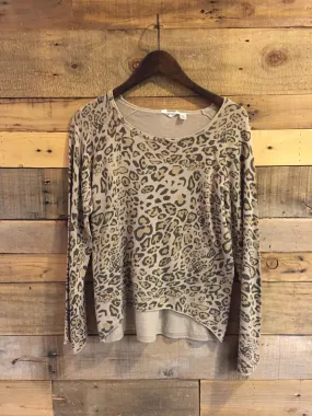 Madison Leopard Print Lightweight Sweater