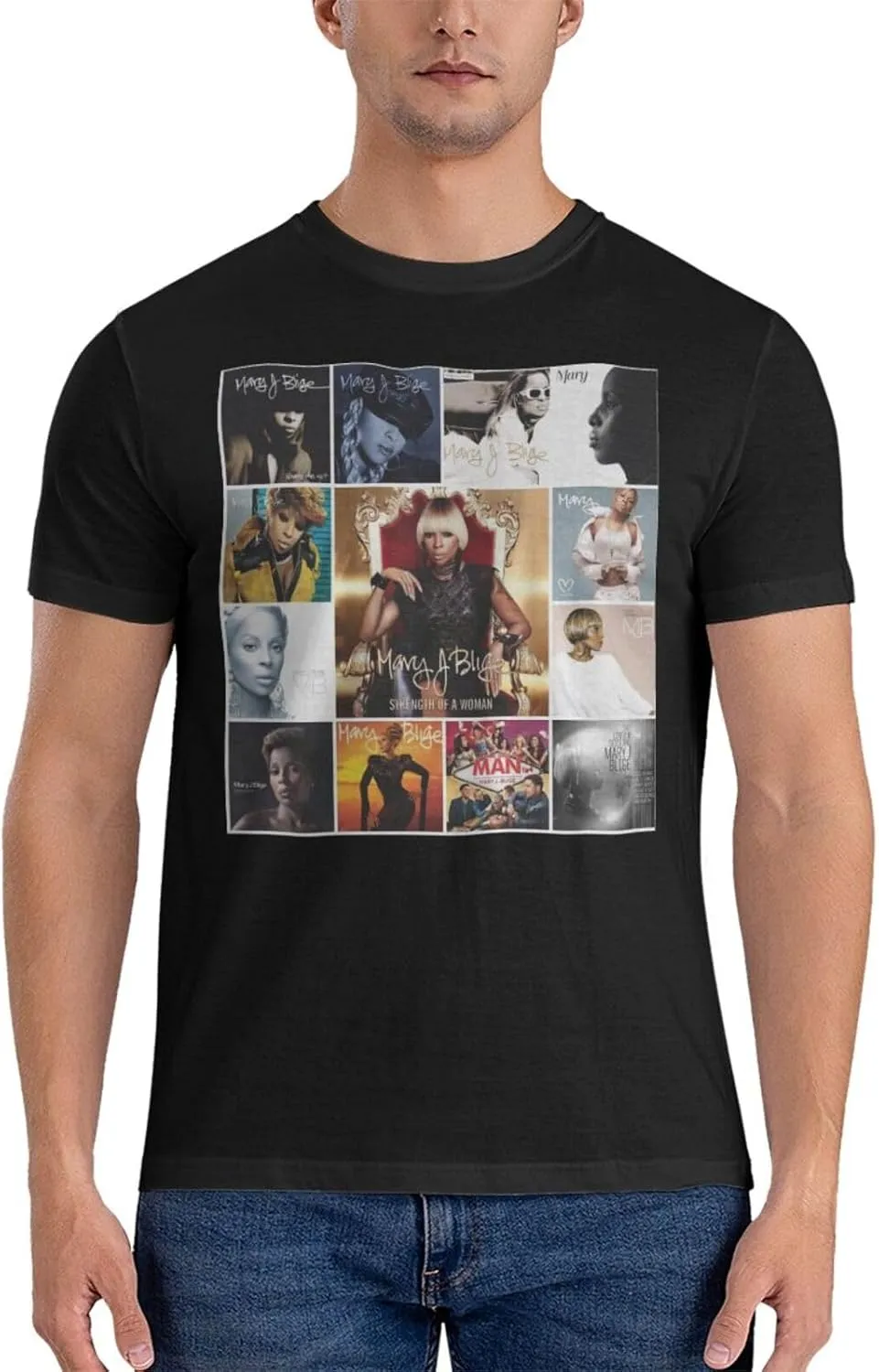 Men T Shirt Short Sleeve Crewneck Tee Summer Beach Tops Comfortable Cotton Shirt