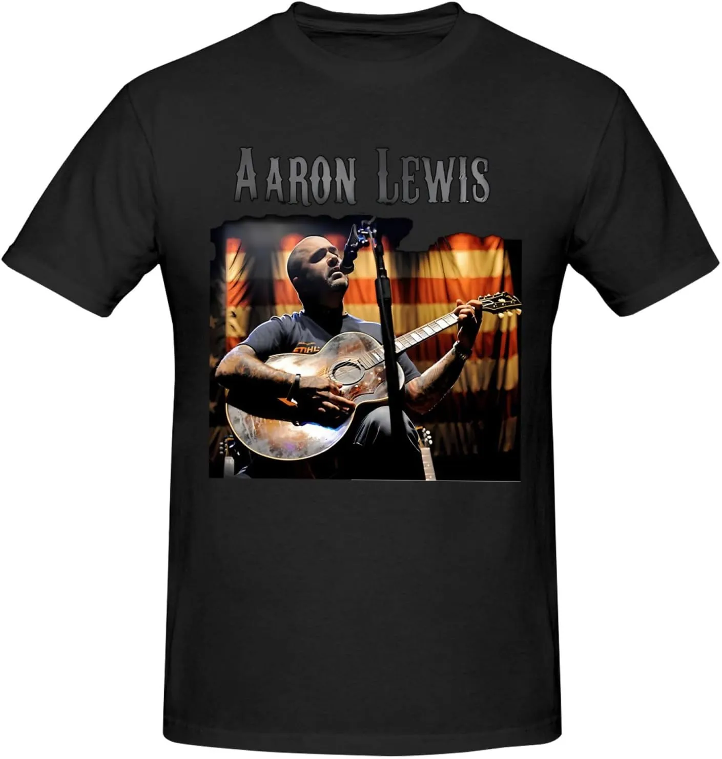 Men T Shirt Short Sleeve Crewneck Tee Summer Beach Tops Comfortable Cotton Shirt
