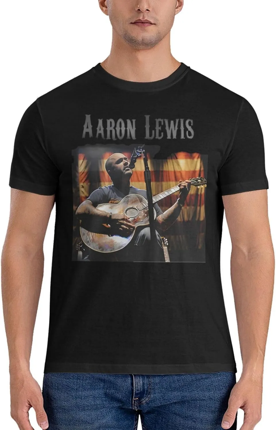 Men T Shirt Short Sleeve Crewneck Tee Summer Beach Tops Comfortable Cotton Shirt