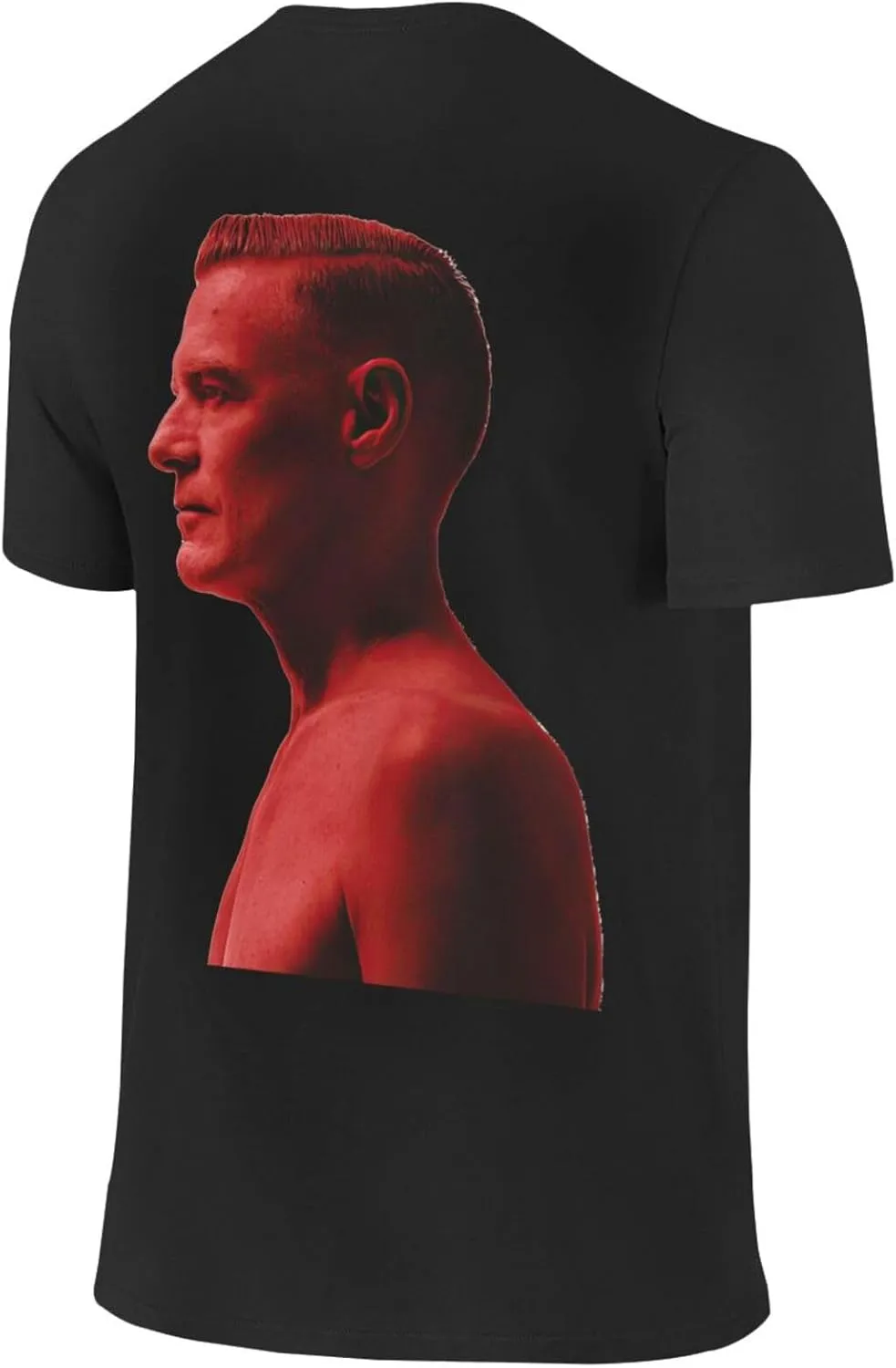 Men T Shirt Short Sleeve Crewneck Tee Summer Beach Tops Comfortable Cotton Shirt