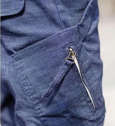 Men's Casual Baggy Cargo Denim Jeans