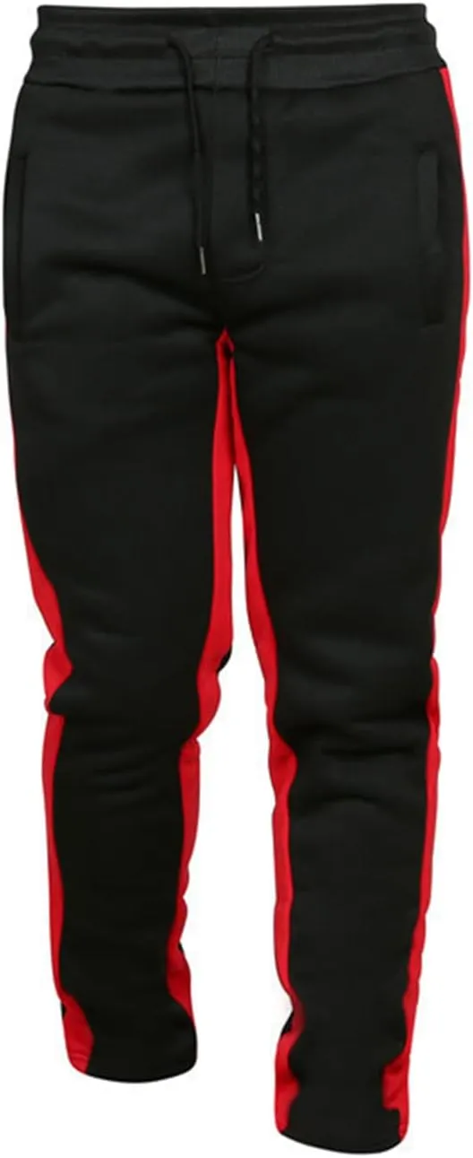 Mens Sweatpants Pants Mens Fleece Active Athletic Workout Jogger Sweatpants for Men with Zipper Pocket and Drawstring
