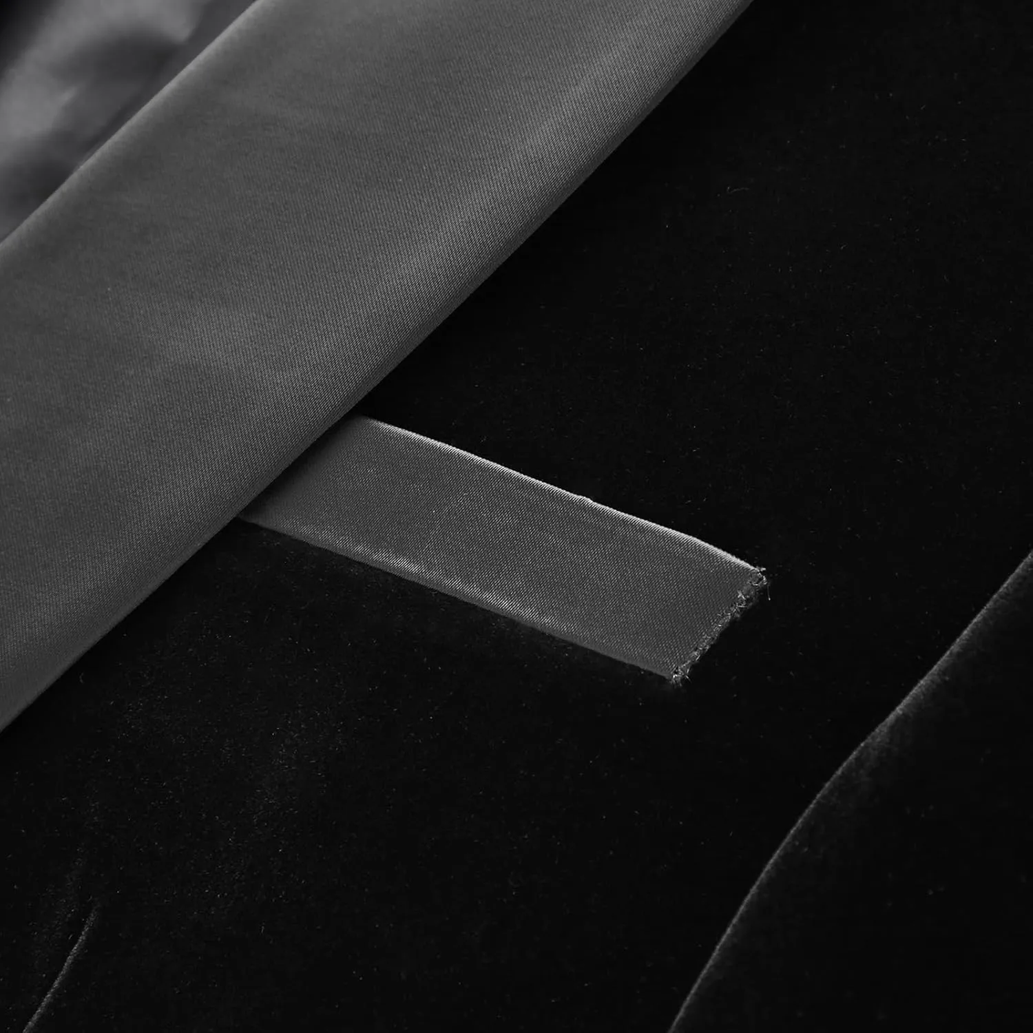 Mens Velvet Blazer Slim Fit Tuxedo Suits Jacket Shawl Collar Solid Jacket Wedding Dinner Prom One Button Blazer Jacket