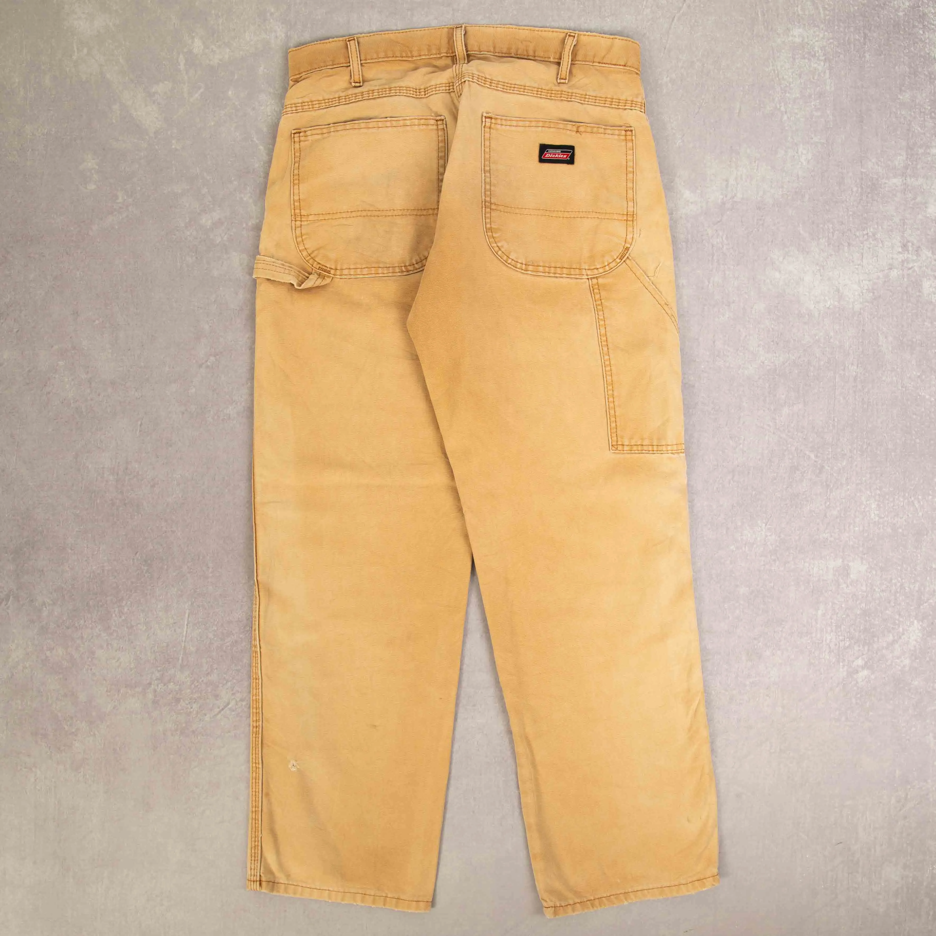 MEN'S VINTAGE DICKIES RELAXED FIT CARPENTER TROUSERS - W32 X L30