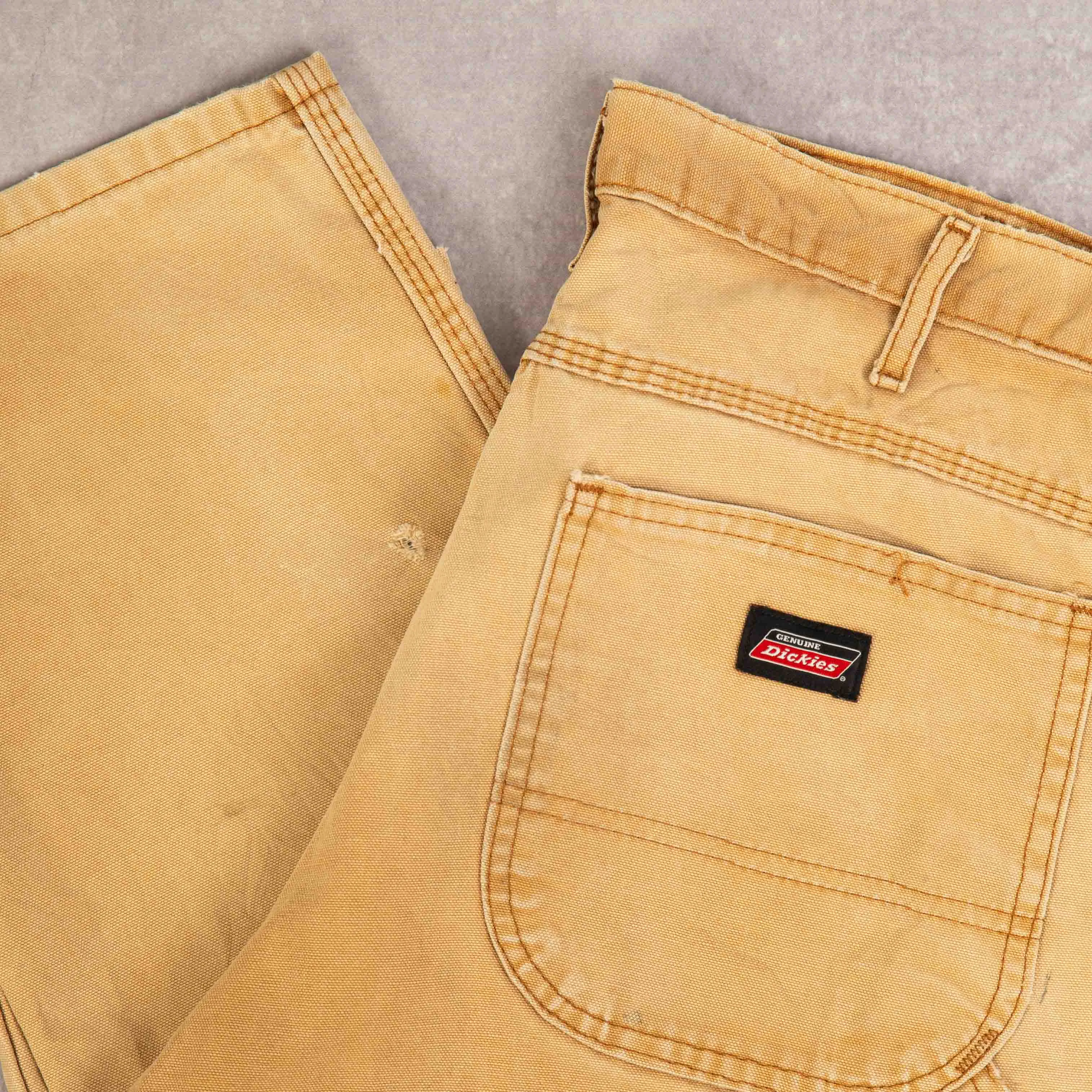 MEN'S VINTAGE DICKIES RELAXED FIT CARPENTER TROUSERS - W32 X L30