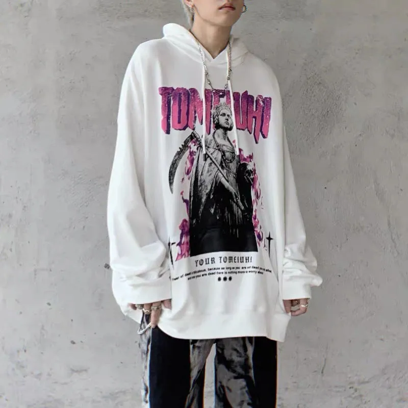 Minority Angel Printed Hoodie Men