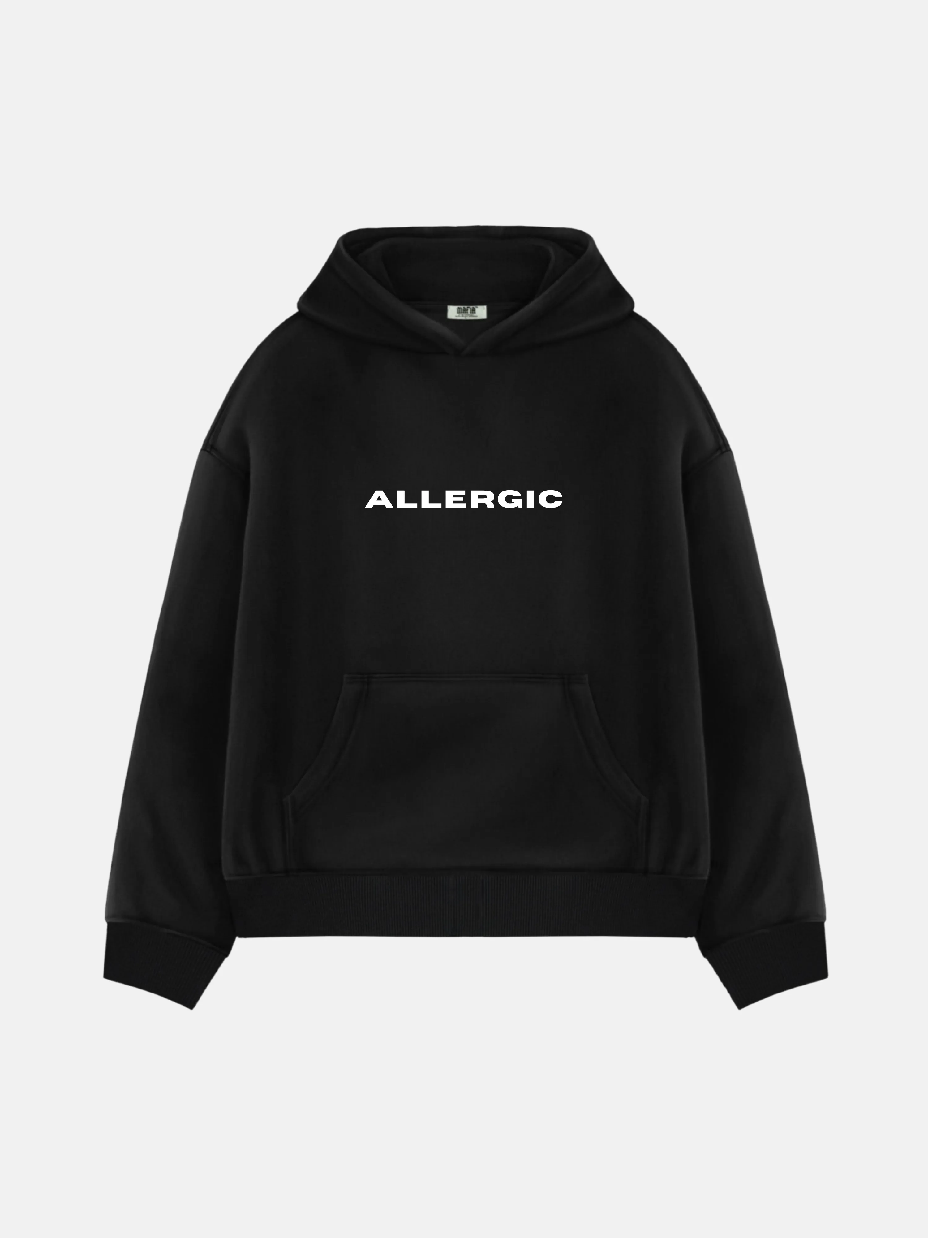 Oversize Allergic Hoodie - Black