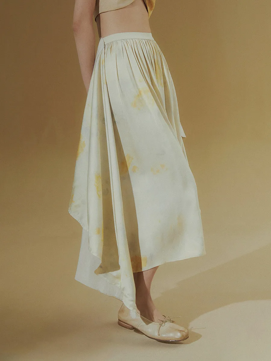 Print Asymmetrical Skirt