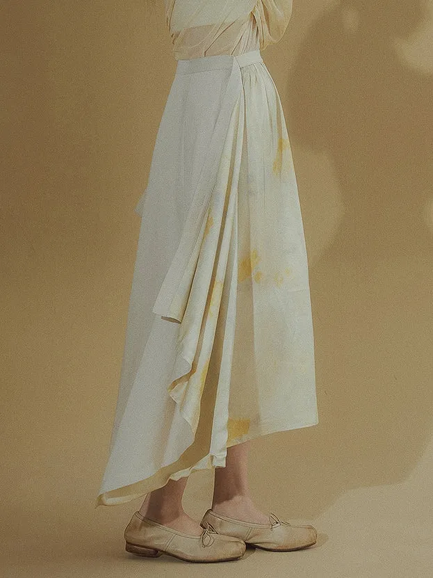 Print Asymmetrical Skirt