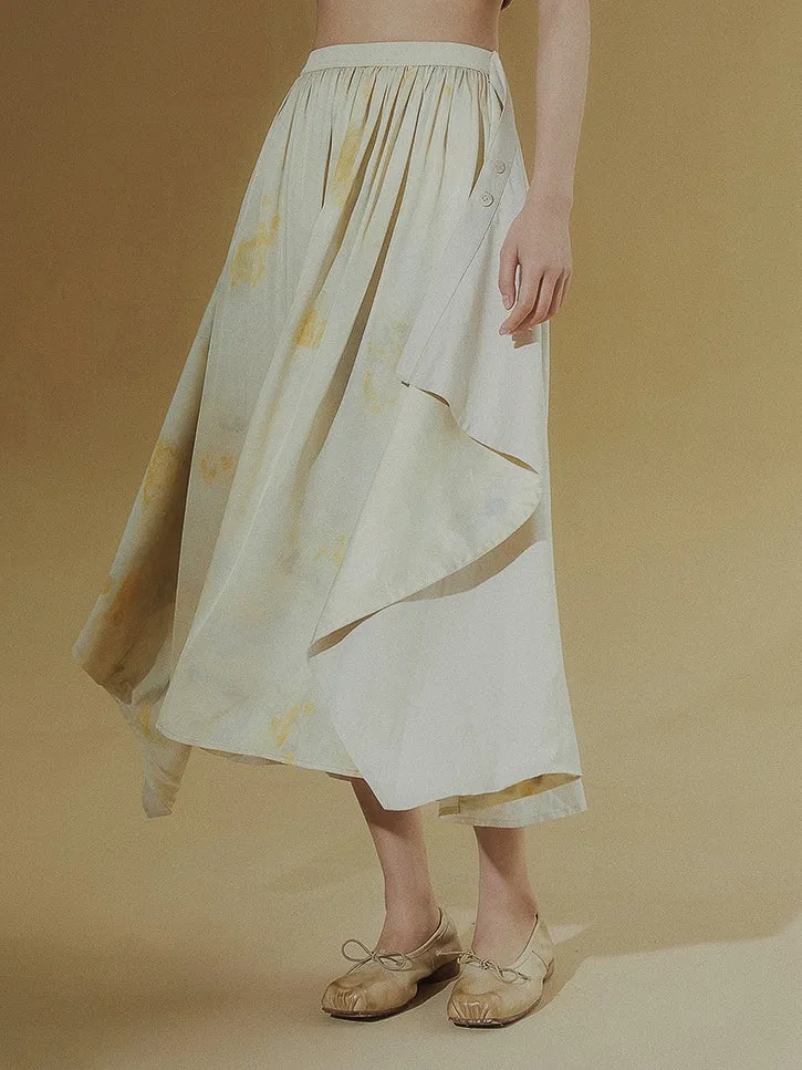 Print Asymmetrical Skirt