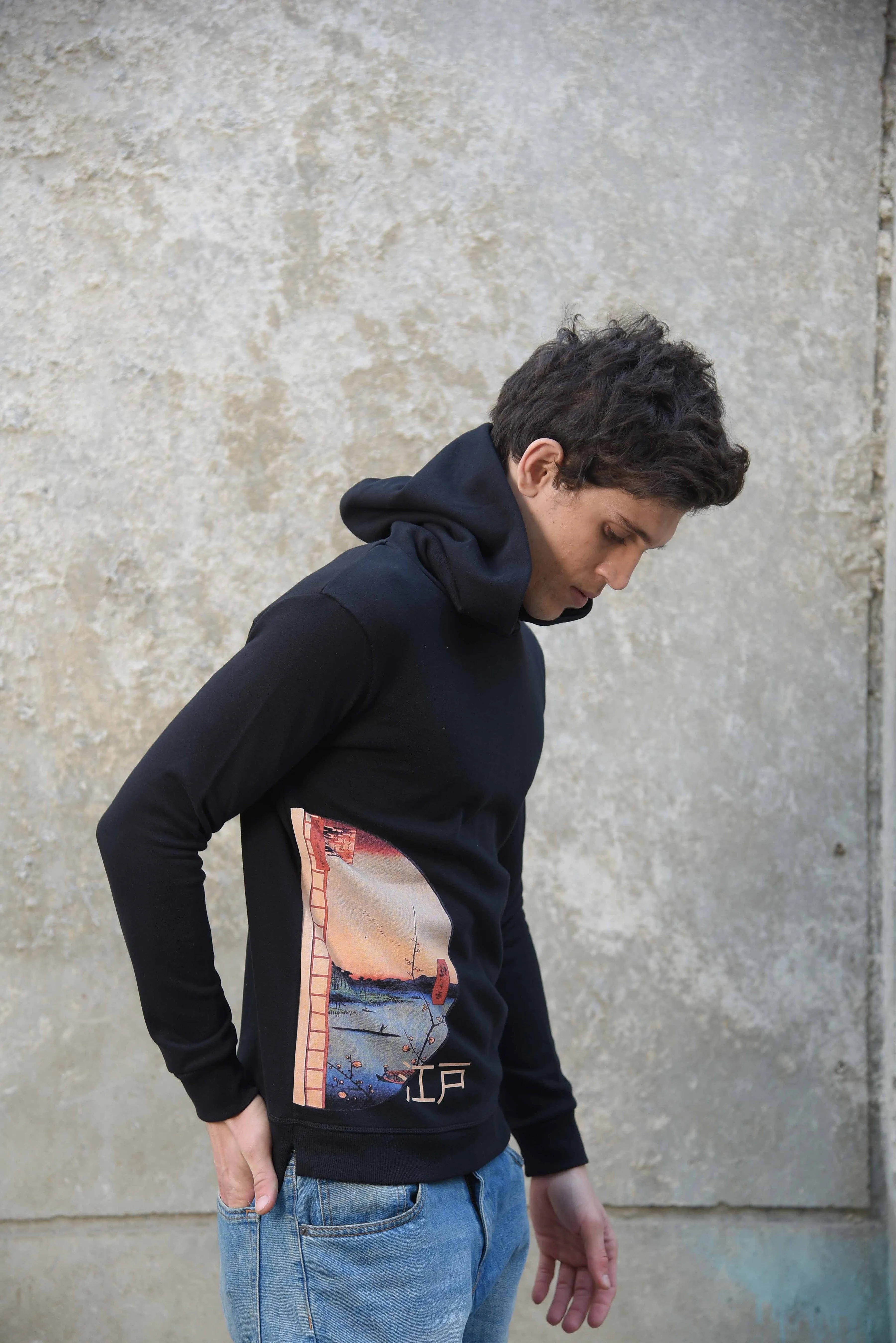 Printed Hoodie - Yedo