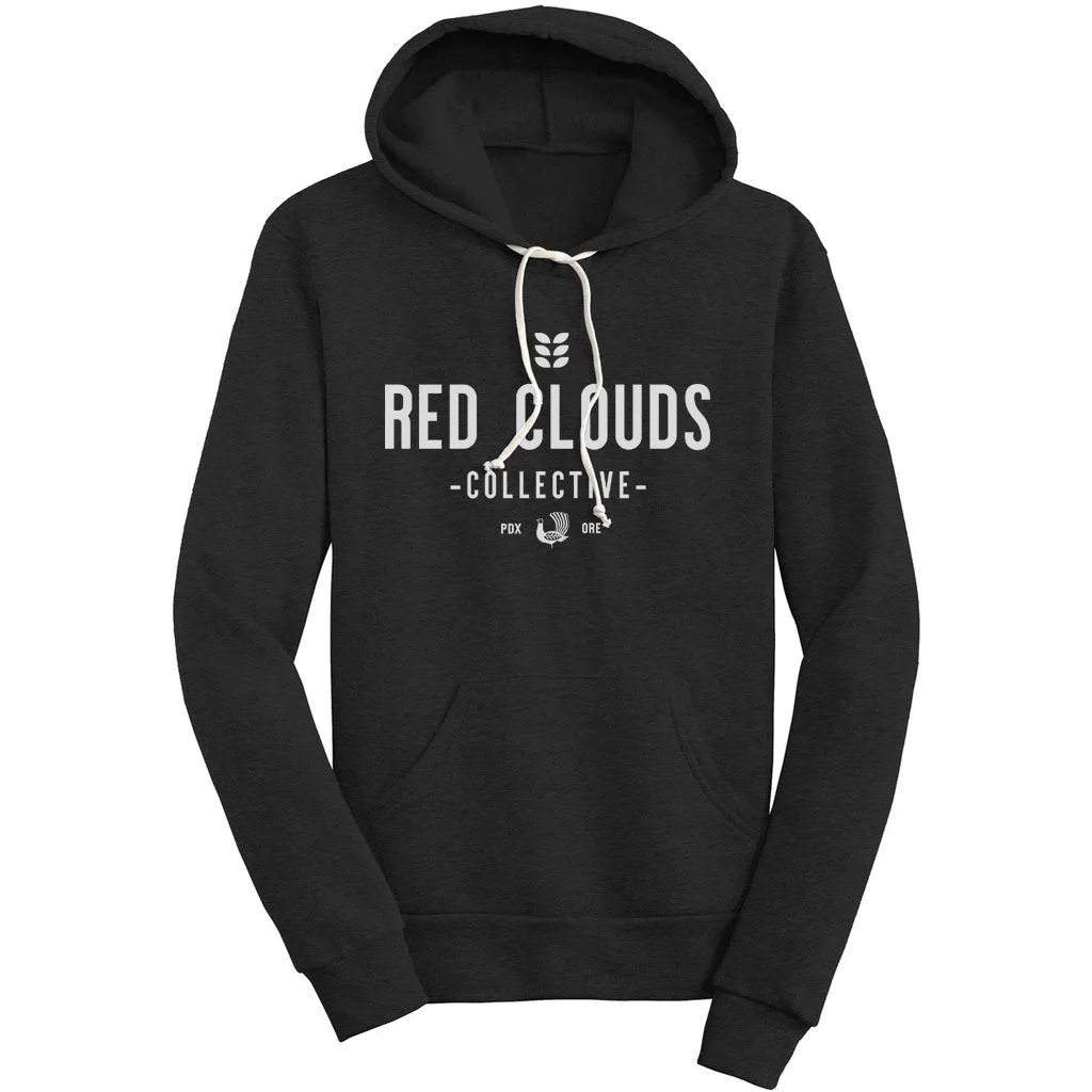 Red Clouds Hoodie - Black