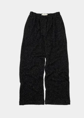 Relaxed Lounge Pant - Speckle Knit (Black)