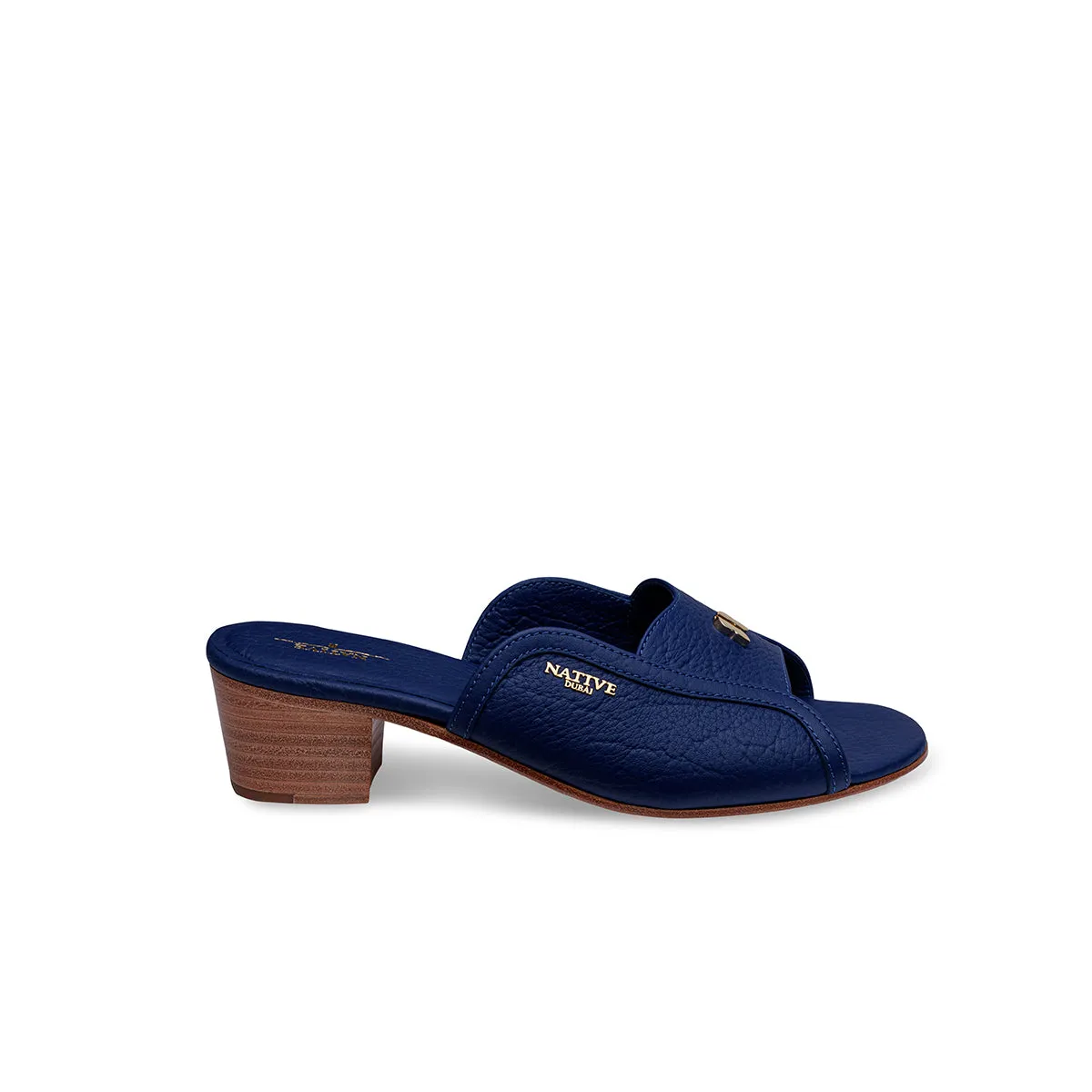 SH in Calf Solid in Majestic Blue