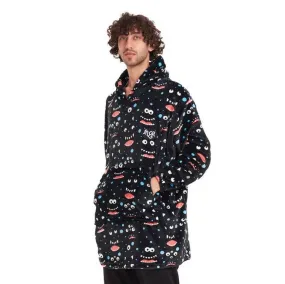 Snuggs Blanket Hoodie Black monster