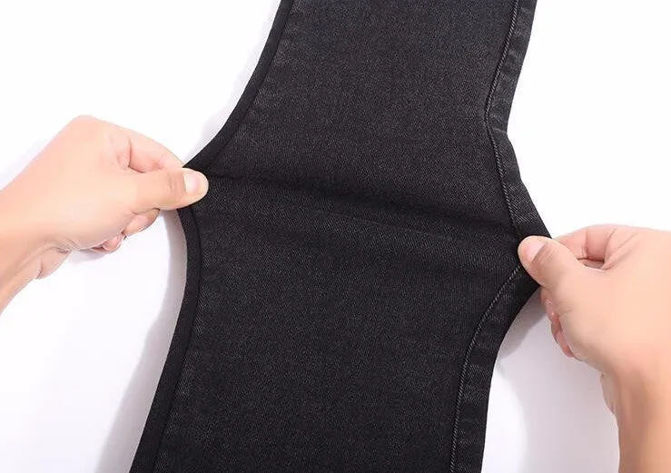 Spring Elastic Waist Casual Women's Jeans